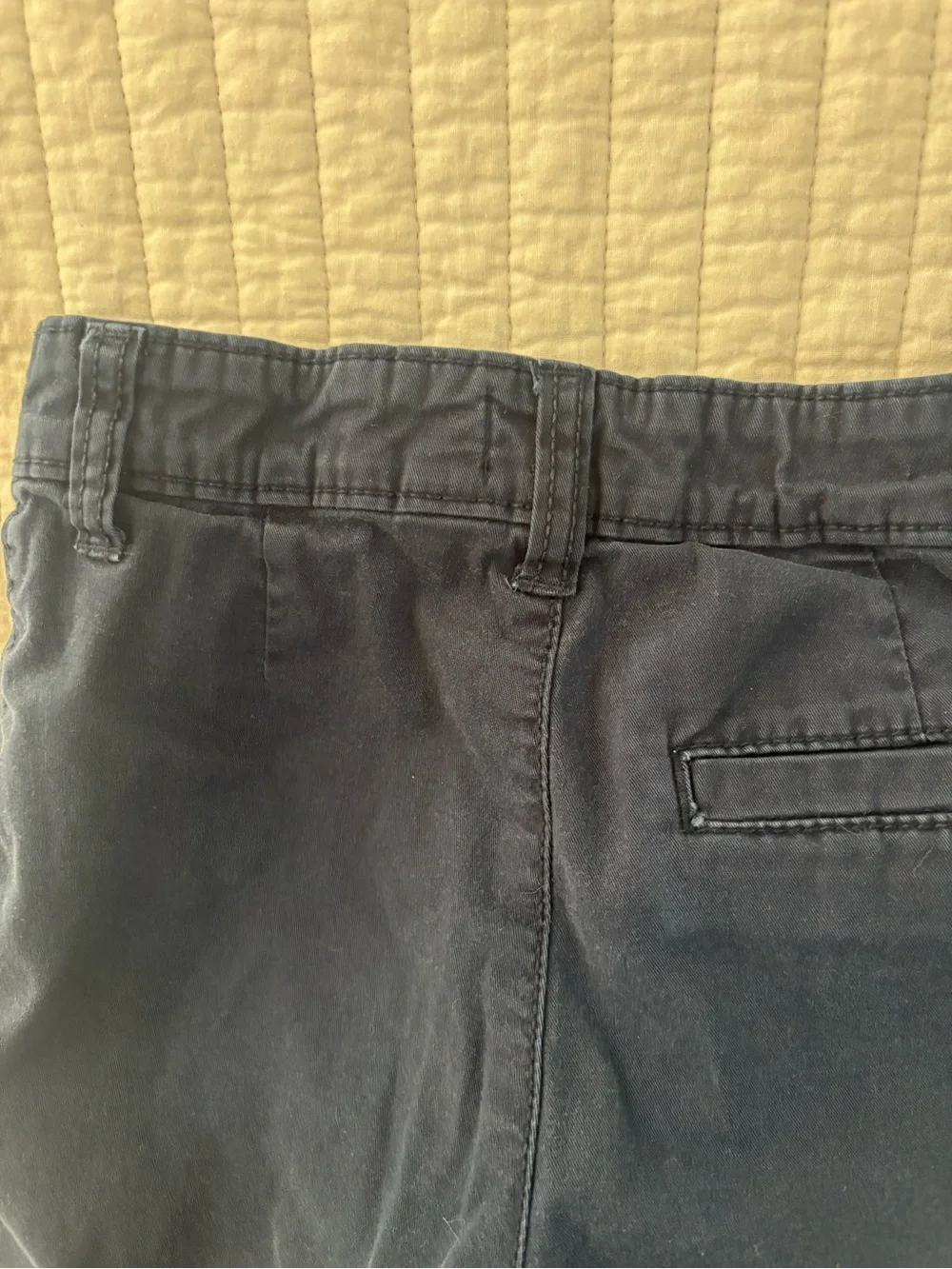 Boys Navy Cotton Chino Shorts size 6